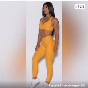 Bombshell Sportswear Vibrant Yellow Leggings Set